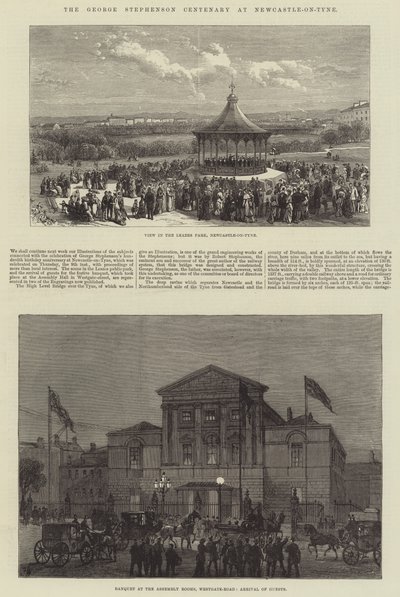 George Stephensons hundraårsjubileum i Newcastle-on-Tyne av Frank Watkins